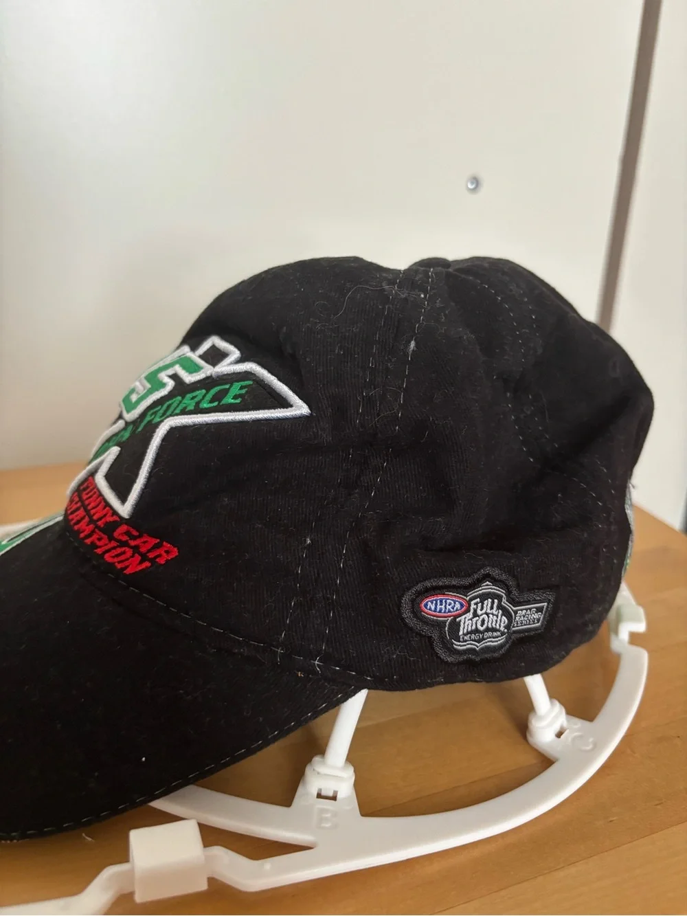 John Force 15 Black & Green Racing Cap